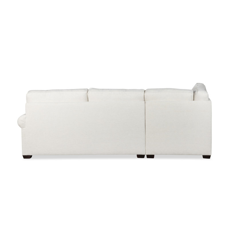 Porter Upholstered U-Shaped Sectional, Nomad Snow Crypton® Chenille, Left Hand Facing