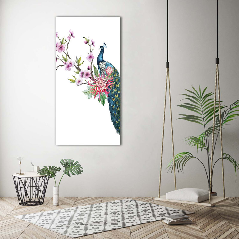 Three Dolphins - Wrapped Canvas Print, 140cm H x 70cm W