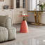 Table de bout en fer Luxury Design, table d'appoint ronde minimaliste pour petits espaces-106410733