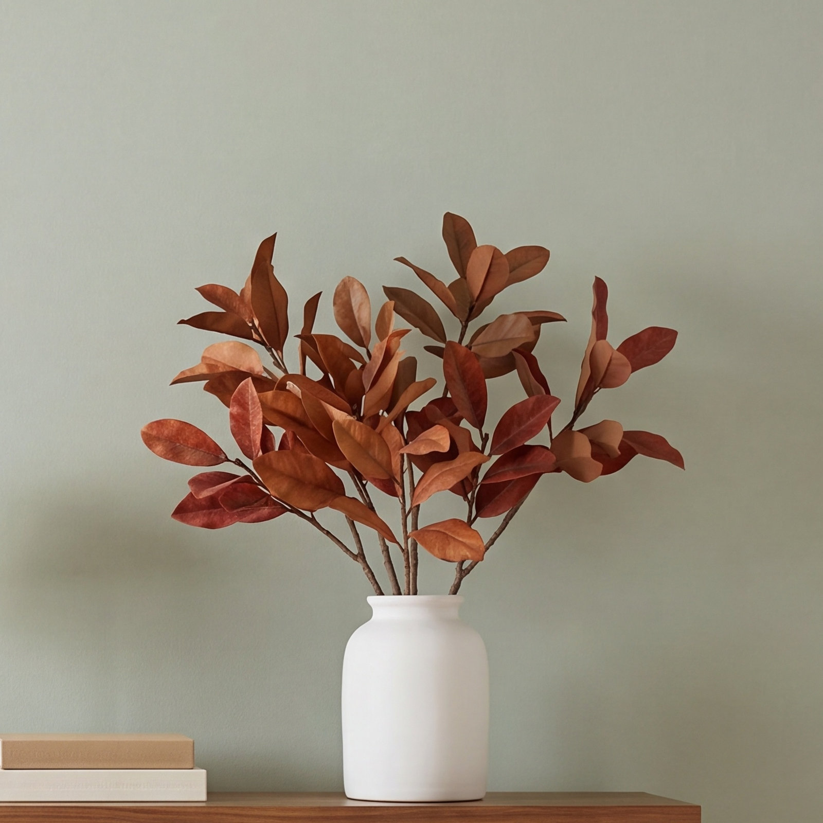 Fall Magnolia Leaf Holiday Accent Spray