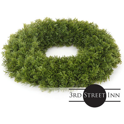 Couronne de verdure de porte d'entrée