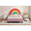 Lit plateforme tapissier Rainbow Design