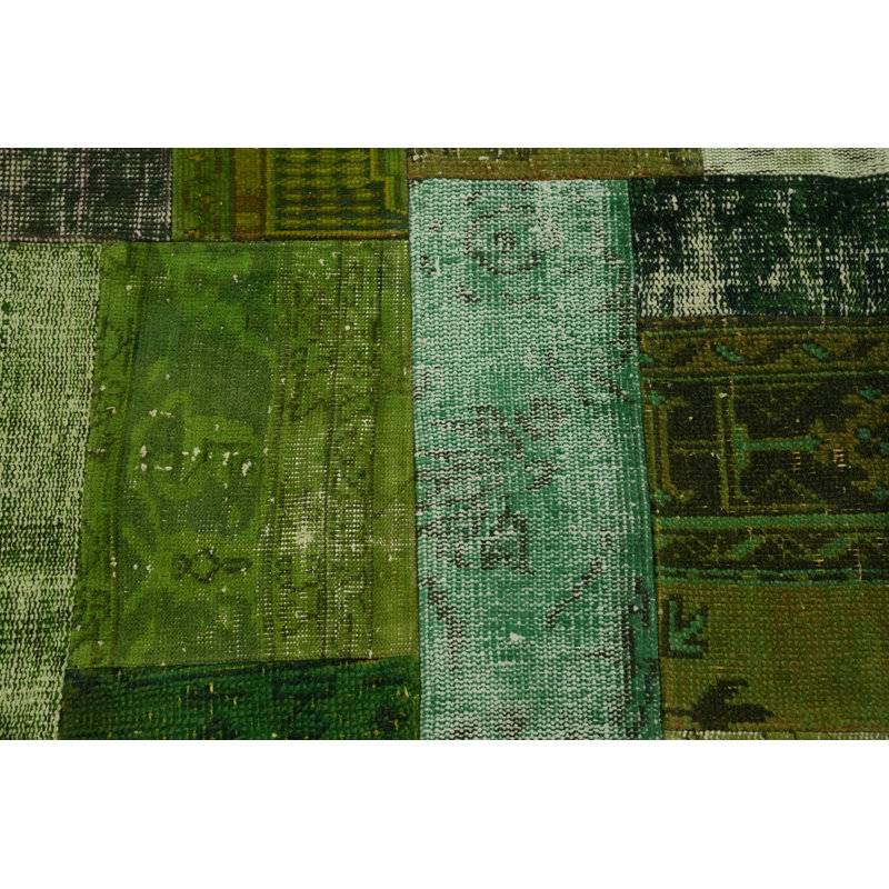 Tapis en laine patiné 7 x 10