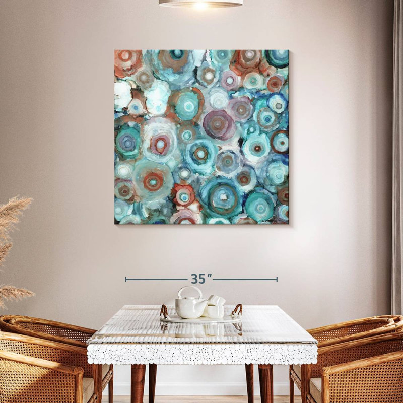Avery Liquid Geodes, 39" H x 39" W