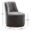 Fauteuil de chambre pivotant rembourré Brooks