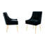 Chaise rembourrée en velours Sandstrom-1580223609