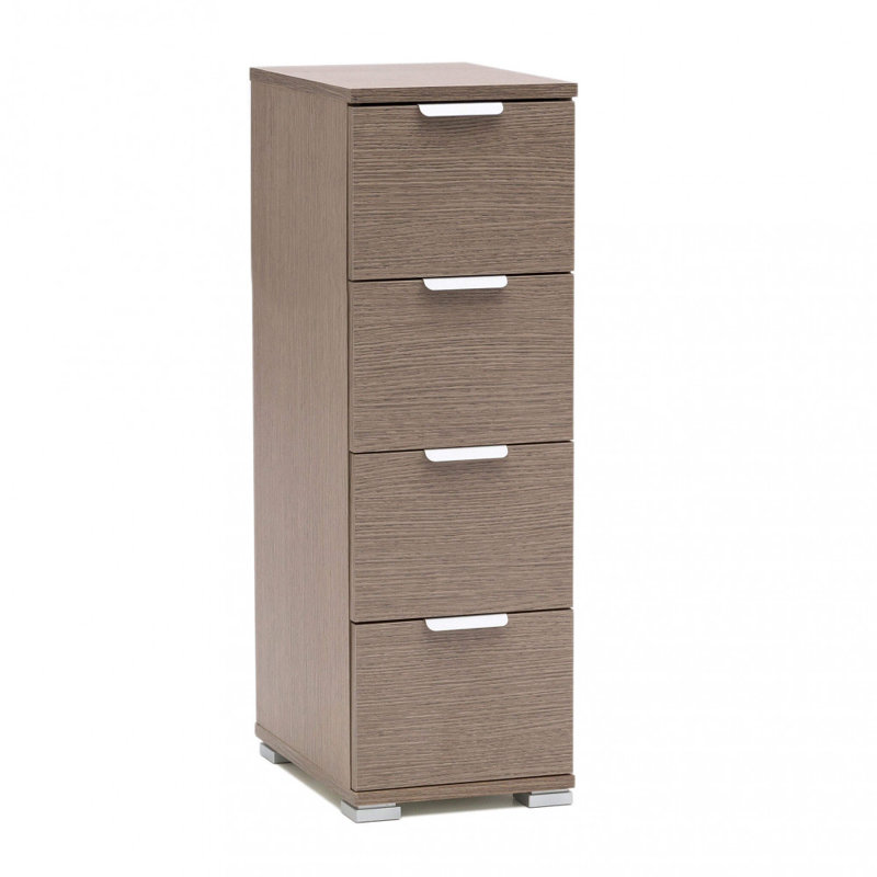 Lainez 60cm W 4 - Drawer Chest of Drawers, Grey/Beige