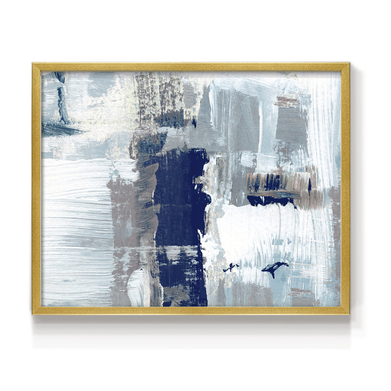 «Quiet Winter Woods», impression encadrée, H 8 po x l 10 po, Or
