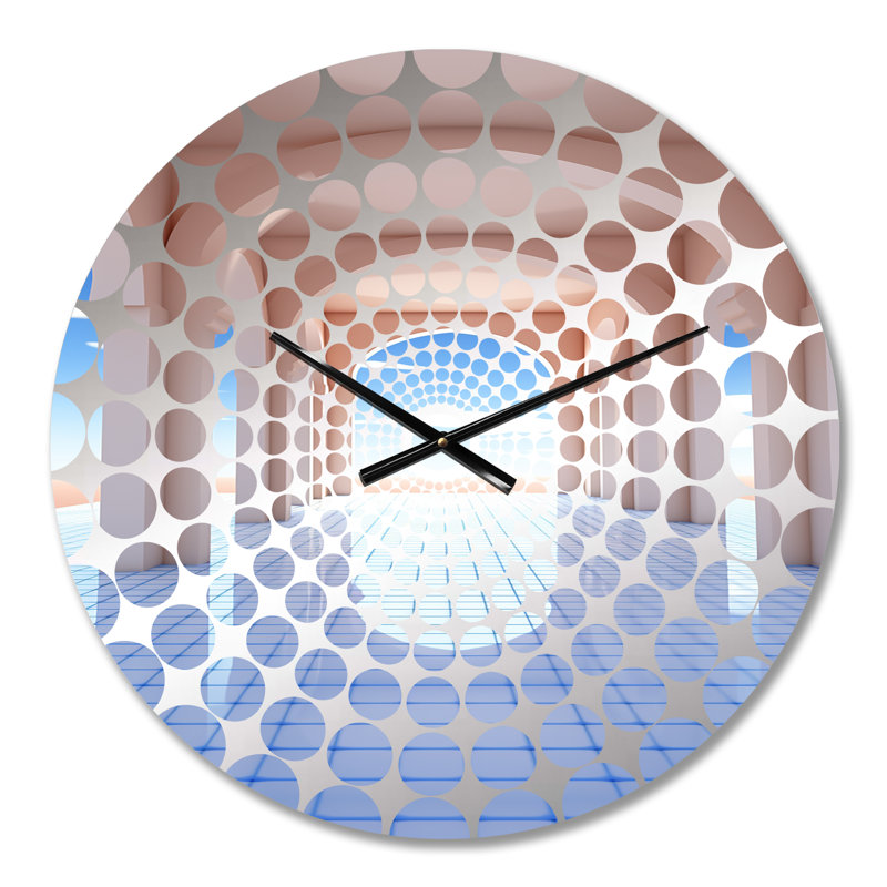 Wilbern - Horloge murale géométrique abstraite, Petit