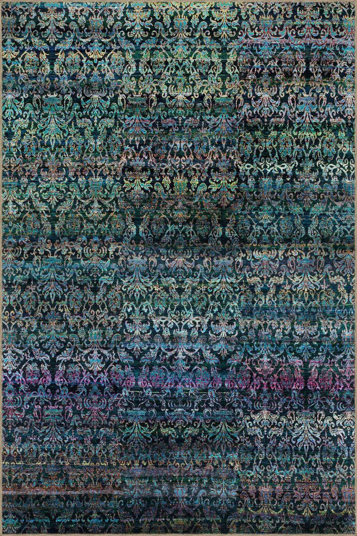 Hokku Designs Blue Modern Decorative Woven Base Rug - Wayfair Canada