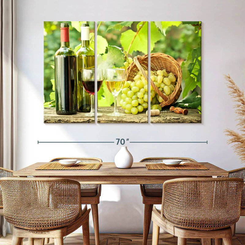 Yarlin Wine From The Vineyard, 42" H x 65" W