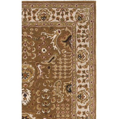 Chattooga Oriental Hand-Tufted Wool Gold Area Rug