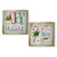 «Candle Joy», ensemble de 2 reproductions d'art textuel encadrées-56989944-56989945-56989950
