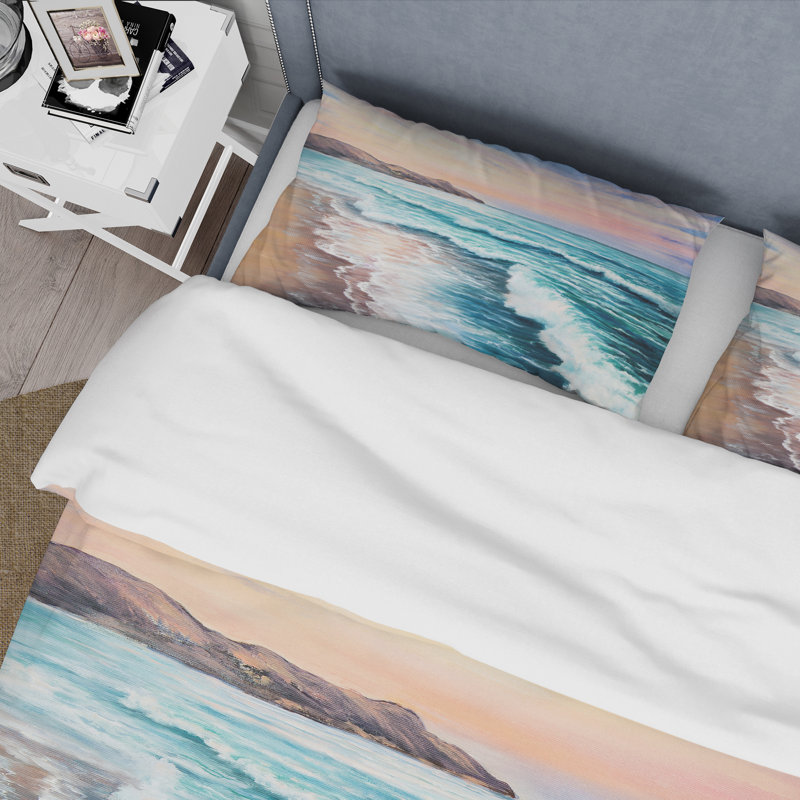 Corene Polyester Twill Duvet Cover, Twin Duvet Cover + 1 Standard Sham
