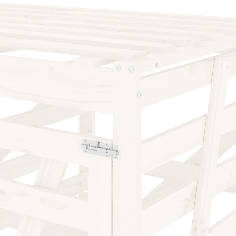 Nedyo Triple Bin Store, White
