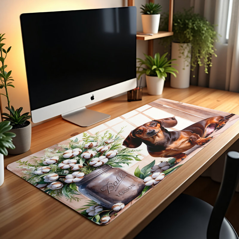 Polyester Desk Pad, 23.6x13.8