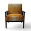 Amber Glow III - Fauteuil rembourré moderne