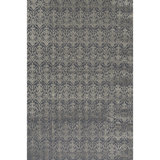 Damask Area Rug in Dark Blue