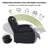 Lamyiah 77.6'' Wide Soft Vegan Leather Manual Reclining Loveseat Sofa with Storage and Cupholders-1521133485