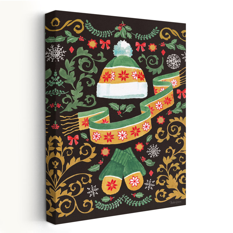 Decorative Holiday IV - Black Christmas, H 24 po x l 16 po