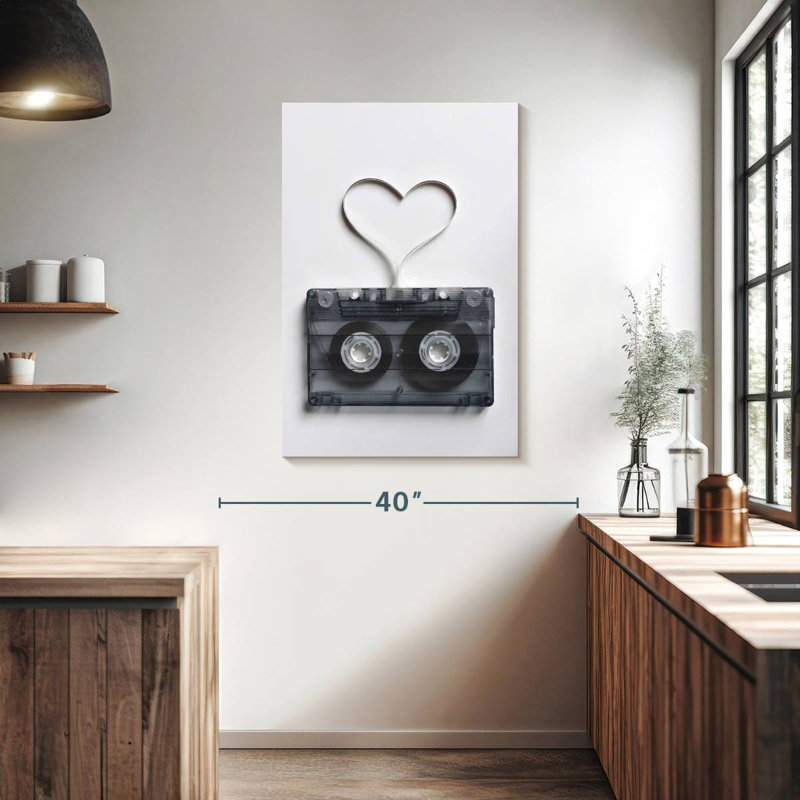 Abarca Mixtape Film Heart, H 39 po x l 26 po