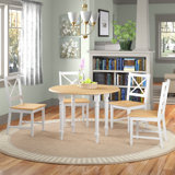 Omur 4 - Person Solid Wood Solid Wood Top Four Leg Dining Set