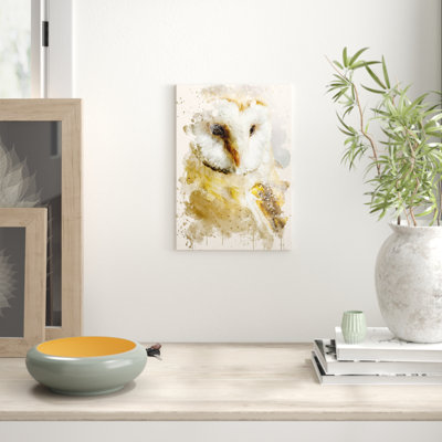 Barn Owl 3 - Wrapped Canvas