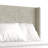 QUEEN SIZE WINGBACK PLATFORM LIFT UP STORAGE BED IN BEIGE VELVET-5935853-5935863