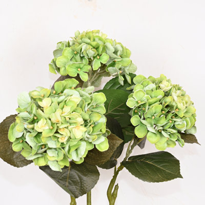 25" Artificial Spring Summer Hydrangea Berry Floral Arrangement For Vase Filler, Farmhouse Greenery Foliage Branch Long Stem Floral Bulk Bouquet For W