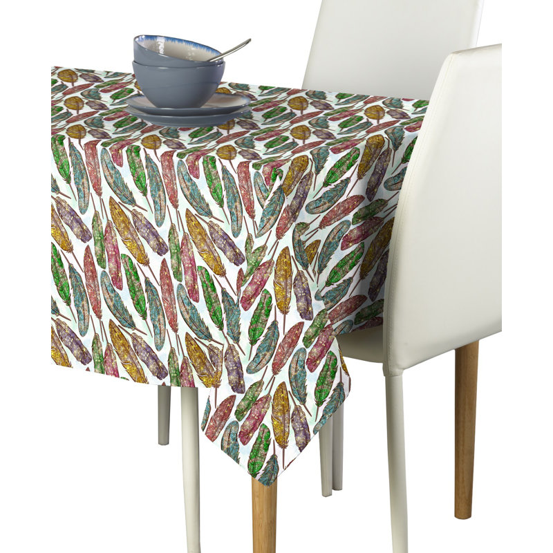 Hadden Geometric Tablecloth, 84" L x 60" W
