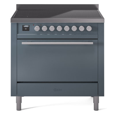 Cuisinière à induction ILVE Professional Plus II Series 36 po avec 6 éléments à induction (porte pleine)