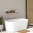 Set Of 2 36" Acacia Wood Floating Shelves Round Edge With Invisible Metal Bracket Wall Mounted (Hardware Included)
