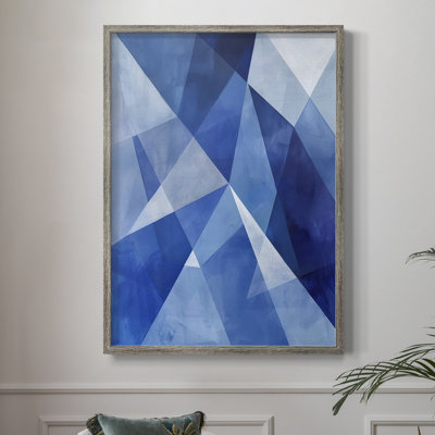 Série ABSTRACT Lxxv, reproduction encadrée - bois massif