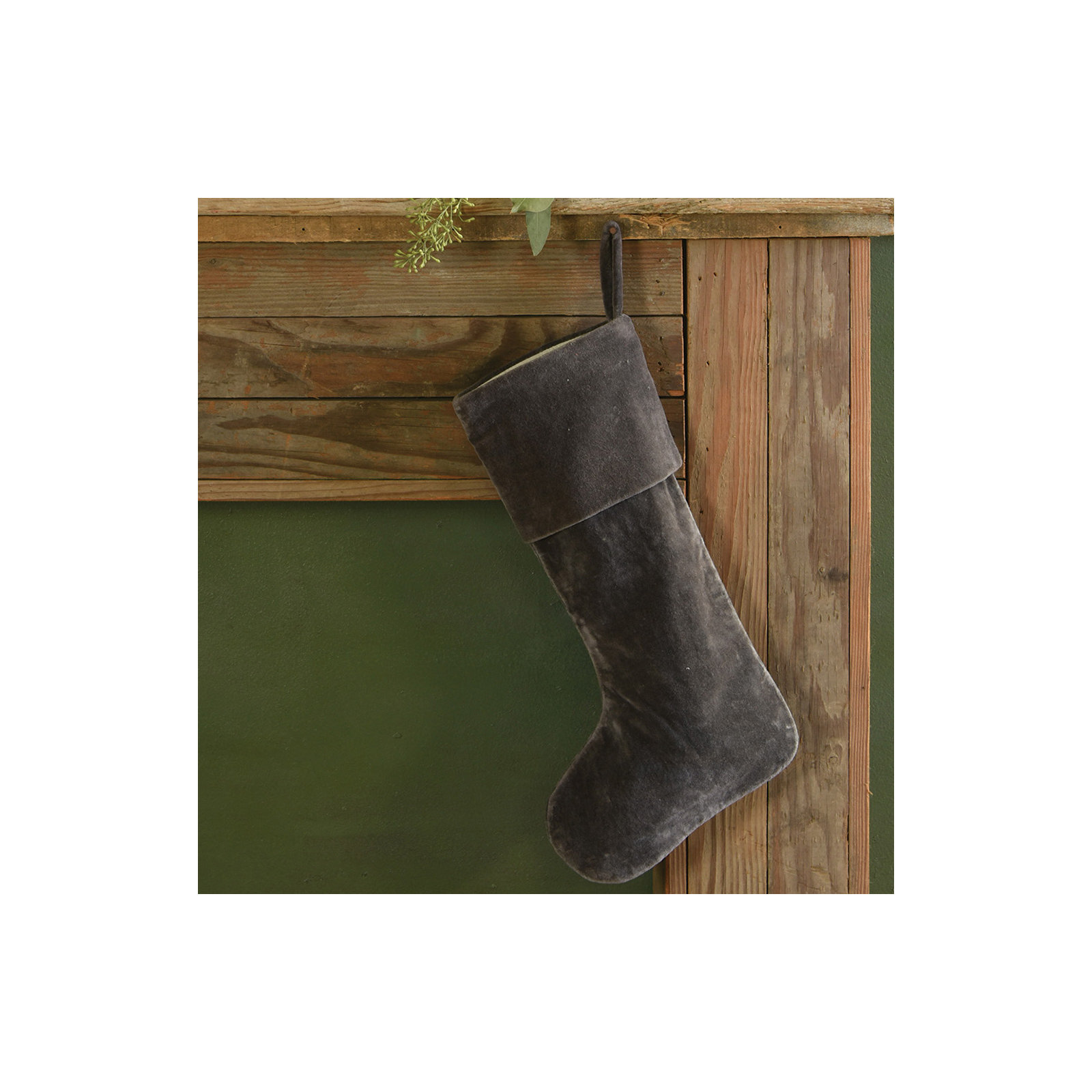 Velvet Stocking, Dark Gray