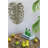 18.9x13.4x1.4" Gold Monstera Leaf Wall Décor