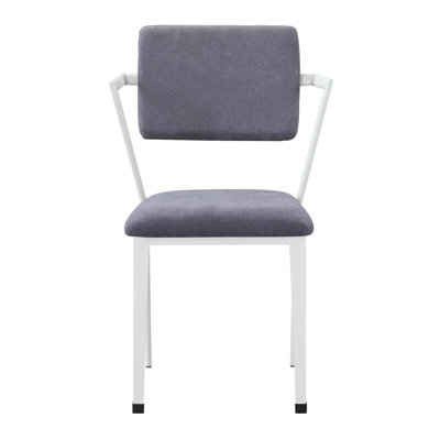 Chaise de bureau rembourrée à dossier ouvert