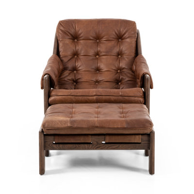 Halston Armchair with Ottoman