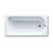 Saniform Plus 62.99 " L x 29.53 " W Drop-In and Mounting / Installation Required Soaking Steel Bathtub
