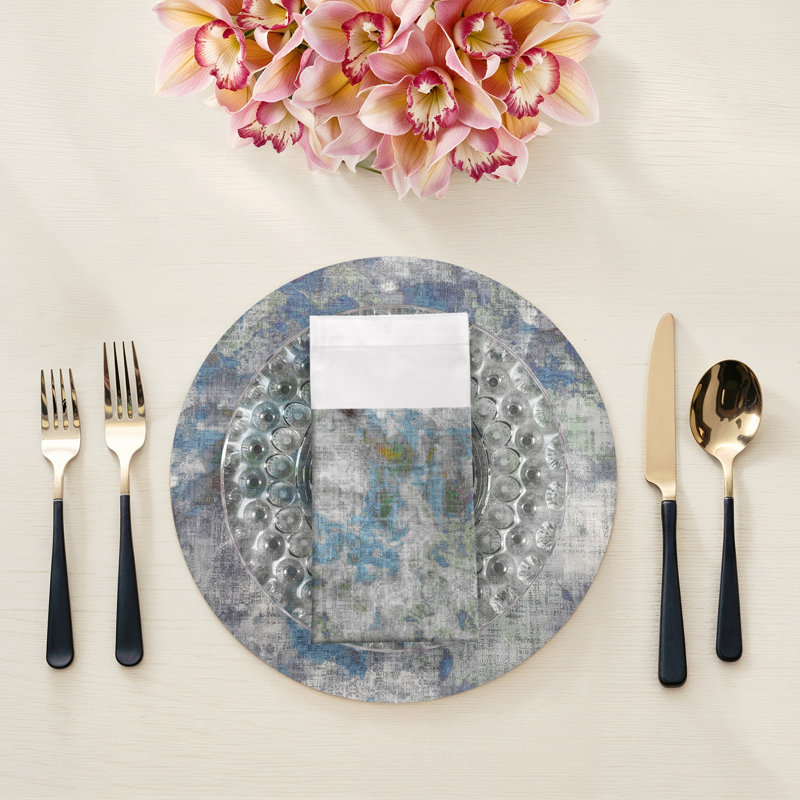 Impressionism Cotton Sateen Dinner Napkins, Opulence