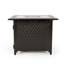 32" Outdoor Square Aluminum Propane Fire Pit - 37