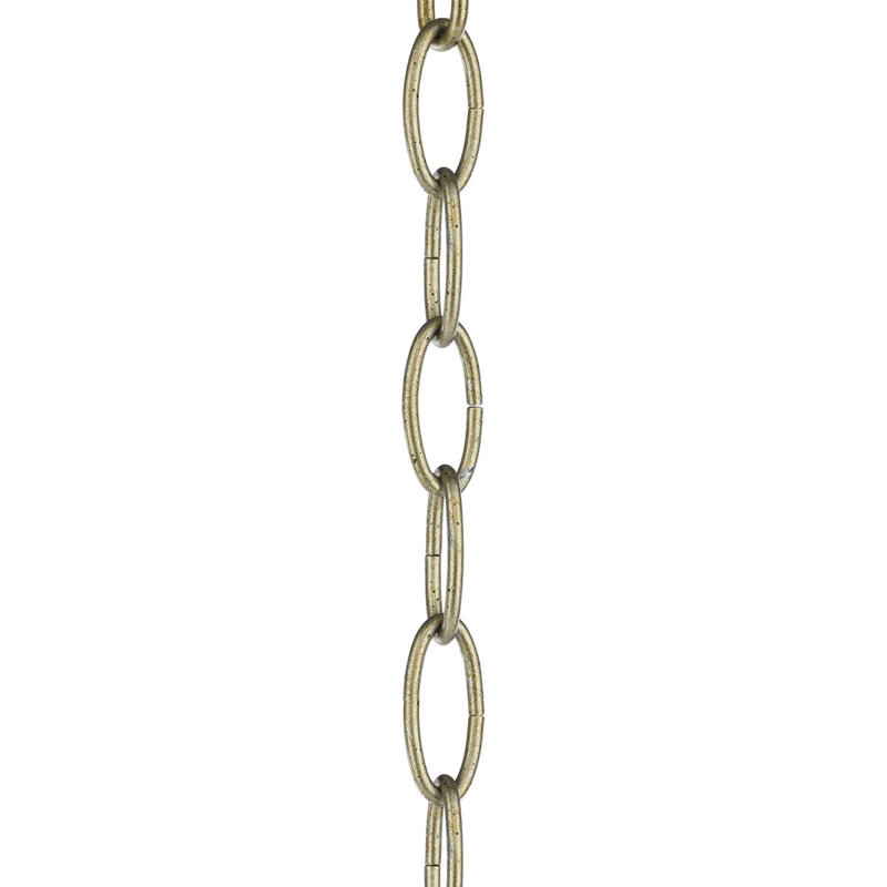 Accessoire de 48 pouces de chaîne de calibre 9 en dégradé doré, Argent
