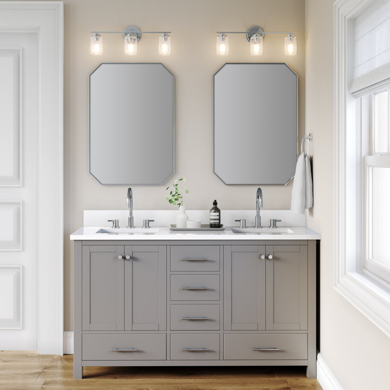 Cramer 3 - Light Dimmable Vanity Light, Chrome