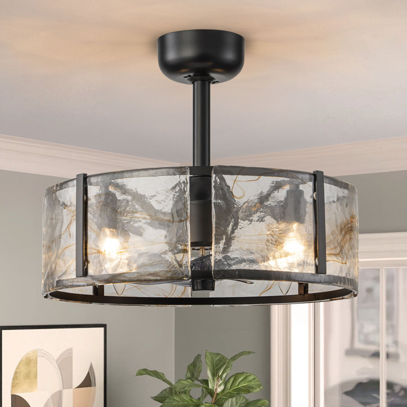 Jaonte 11.81'' Ceiling Fan with Light Kit