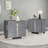 Mercidieu 23.6'' W Modern High-gloss Nightstand With Electroplated Pull Handle, Gray, Set of 2-2100049107-2093052976