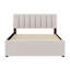 Lit plateforme tapissier avec lit gigogne et tête de lit Teddy-435240573-435240575