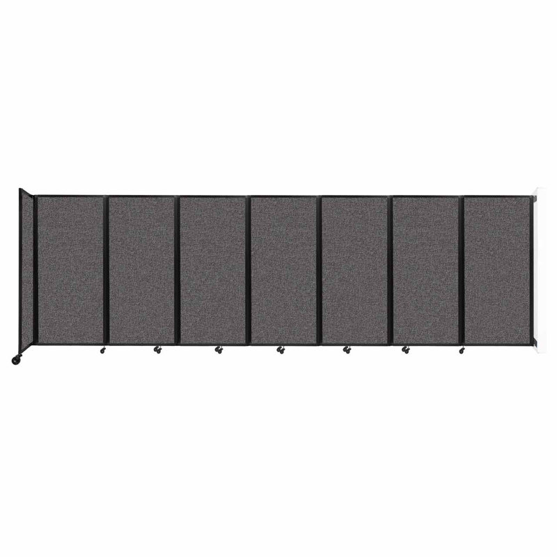 11 - Cloison pliante à panneaux, Gris anthracite, 7, H 72 po x l 234 po x P 12 po