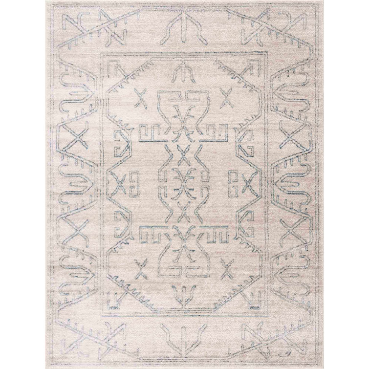 Divyar Southwestern Cream/Beige Area Rug