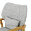 Solid Wood Rocking Chair with Cushion-1481441140-1481441097
