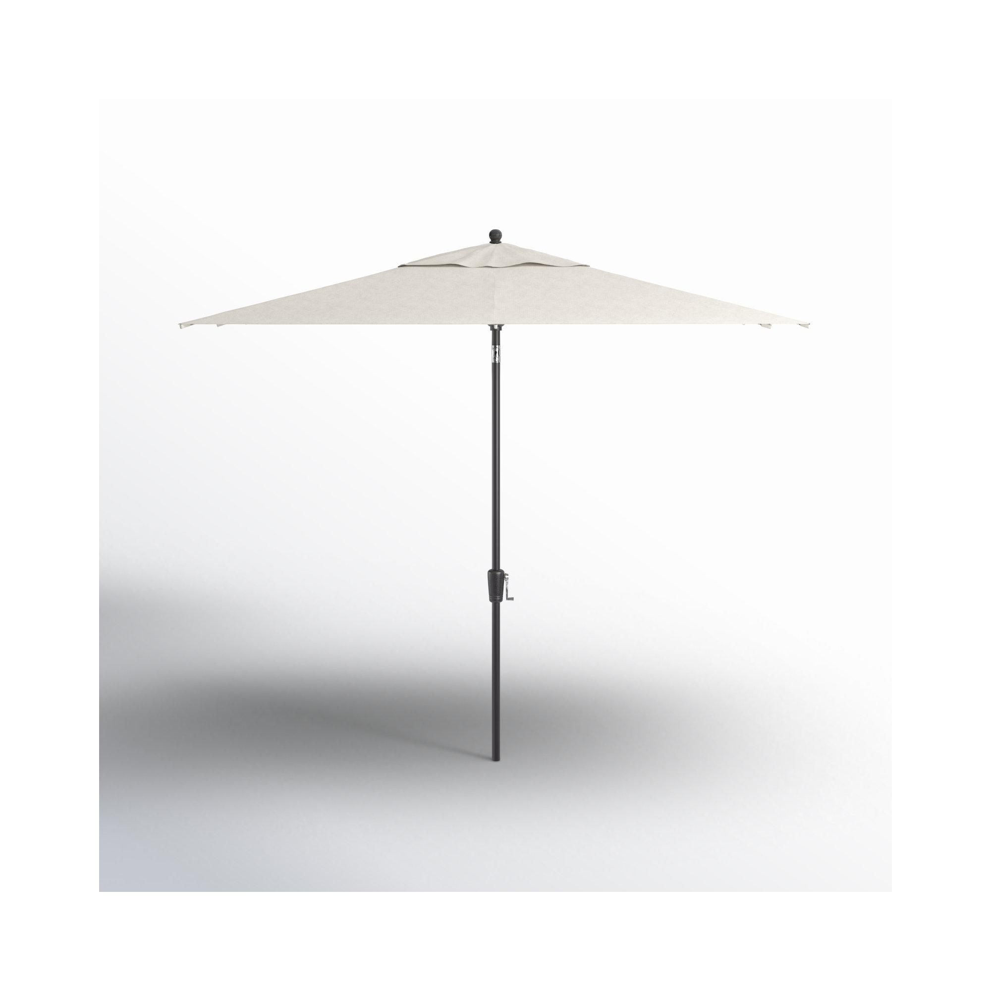 Natalie 103'' Outdoor Umbrella, Starring Gray, Canvas Natural Sunbrella® Canvas