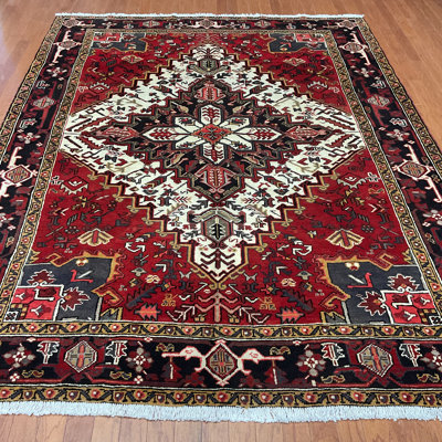 HERAT ORIENTAL Handmade Heriz Wool Rug